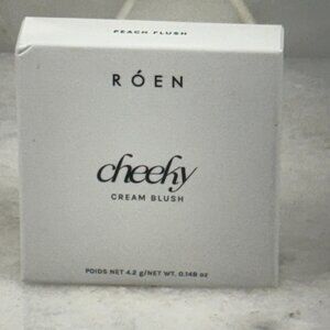 RÓEN - Cheeky Cream Blush | Vegan, Cruelty-Free, Clean Makeup (Peach Flush)